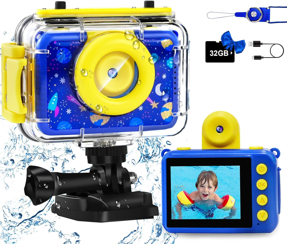 Child Proof Camera 1080P HD Digital Kids Waterproof Camera – Mountain Littles Baby + Kids ...